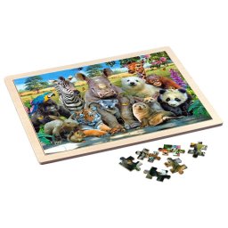 Puzzle lemn Exotic Wildlife