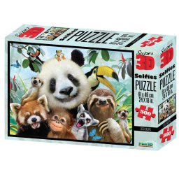 Puzzle 3D Zoo Selfie 500 piese