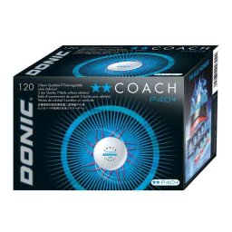 Mingi tenis Donic Coach** P40+ bax 120 buc albe