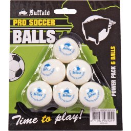 Set 6 mingi de fotbal Buffalo Pro