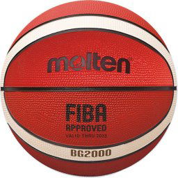 Minge baschet Molten, aprobata FIBA, cauciuc, marime 5