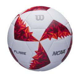 Minge fotbal Wilson Ncca Flare, marime 5, rosu/alb