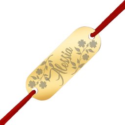 Martisor Bratara Inox Placuta Aurie Nume Alessia