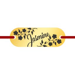 Martisor Bratara Inox Placuta Aurie Nume Jasmine
