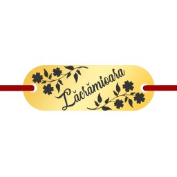 Martisor Bratara Inox Placuta Aurie Nume Lacramioara