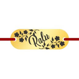 Martisor Bratara Inox Placuta Aurie Nume Ralu
