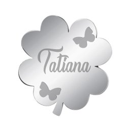 Martisor Bratara Inox Placuta Aurie Nume Virginia