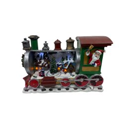 Decoratiune Cadou Craciun - Trenul lui Mos Craciun