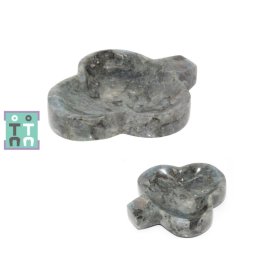 Bol Labradorit Natural - Frunza - 184x157x37 mm - Unicat