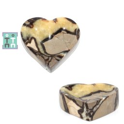 Bol Inima din Septaria - Piatra Dragonului - 114x124x40 mm - Unical