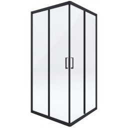 Funkia Black cabina patrata cu 2 usi culisante