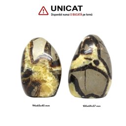 Obelisc Septaria Druzy - Piatra Dragonului Mineral Natural - 94-100 x 65-69 x 45-57 mm - ( XXL) - 1 Buc