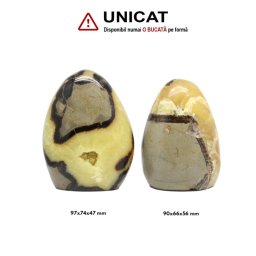 Obelisc Septaria Druzy - Piatra Dragonului Mineral Natural - 90-97 x 66-74 x 47-57 mm - ( XXL) - 1 Buc