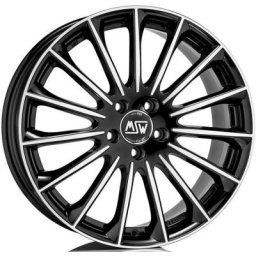 Janta aliaj MSW 30 Black Front Polished 8XR19 5X112 ET34 Mercedes EQC