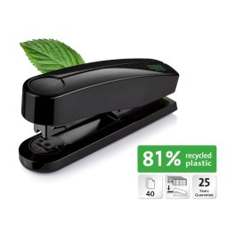 Capsator Novus B4 re+new, 40 coli, negru, 81% pp reciclat
