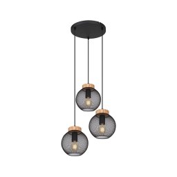 Lustră pe cablu PABLO 3xE27/60W/230V Globo 15663-3H
