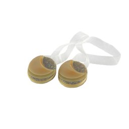 MAGNETI DECORATIVI MOON, BEJ - SET 2 BUCATI
