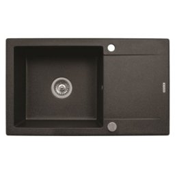 Chiuveta bucatarie KORFU 78x46 1B 1D Black