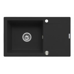 Chiuveta bucatarie MIDO PLUS 78x46 1B1D Carbon