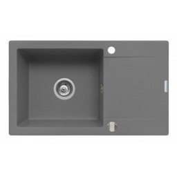 Chiuveta bucatarie MIDO PLUS 78x46 1B1D Grey