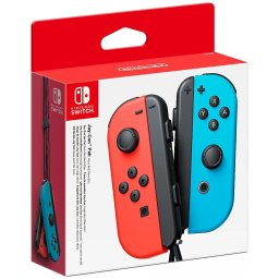 Set Controller Joy-Con Nintendo Switch, Neon Red & Neon Blue