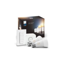 Kit de pornire Philips Hue WHITE AMBIANCE 2xE27/8W/230V + Bridge și comutator dimmer