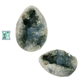 Geoda Naturala Celestit Ou - 14x10x9 cm - Unicat