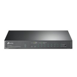 Switch Easy Smart cu 10 porturi Gigabit (8 porturi PoE+), TP-LINK TL-SG1210MPE