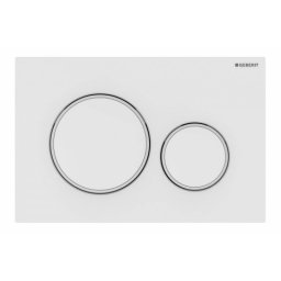 Clapeta Geberit Sigma 20 Easy to Clean alb mat