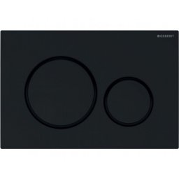 Clapeta Geberit Sigma 20 negru lucios/negru mat/negru lucios