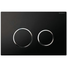 Clapeta Geberit Sigma 20 Easy to Clean negru mat/crom