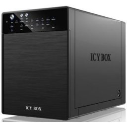 HDD Rack IcyBox 4 x 3,5'' USB 3.0, eSATA Host, RAID 0 1, 3, 5, 10, negru