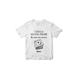 Tricou Cititul e singura terapie de care am nevoie