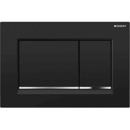 Clapeta Geberit Sigma 30 negru/crom/negru
