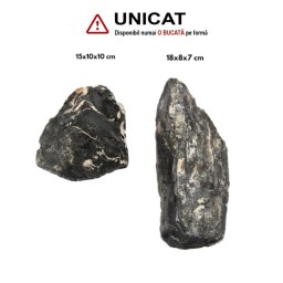 Turmalina Neagra Naturala Bruta - 15-18 x 8-10 x 7-10 cm - ( XXL ) - 1 Buc