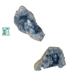 Geoda Naturala Celestit - 13x11x6 cm - Unicat