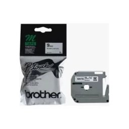 Bandă Brother MK221BZ, 8m/9mm negru/alb