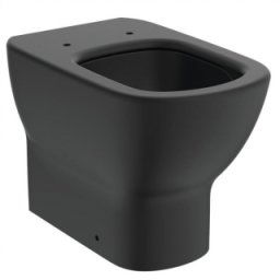 Vas WC stativ BTW Ideal Standard Tesi Aquablade 55.5cm negru mat