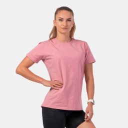 NEBBIA Tricou pentru femei Invisible Logo Old Rose L
