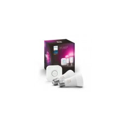 Pachet de bază Philips Hue WACA 2xE27/9W/230V 2000-6500K + Hue Bridge