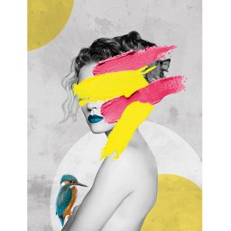 Set pictura pe numere, cu sasiu, Abstract, 30x40 cm