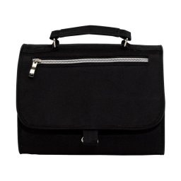 Geanta cosmetice pentru voiaj, Everestus, SR02, poliester 300D, negru
