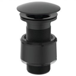 Ventil pentru lavoar fara preaplin Ideal Standard negru mat