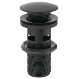 Ventil click clack pentru lavoare cu preaplin Ideal Standard negru mat