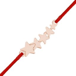 Martisor Bratara Argint 925 Placat Aur Roz 18K Stelute