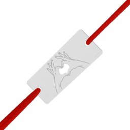 Martisor Bratara Argint 925 placat Rodiu Alb Best Friends