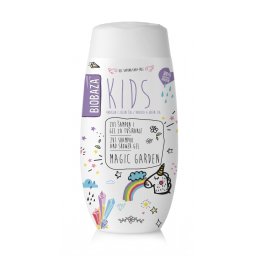 Sampon gel de dus natural pentru copii Magic Garden, 250 ml - BIOBAZA