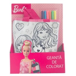 Geanta de colorat Barbie