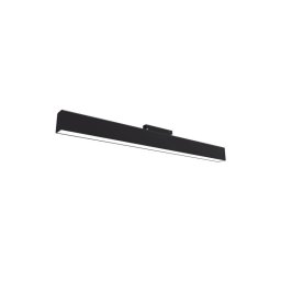 Lampa Magnetica Lineara LED 20W, Neagra IP20, 48V, Lumina Naturala 4000K