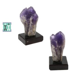 Cristal Natural Ametist cu Suport - 75x33x32 mm - ( XXL ) - Unicat